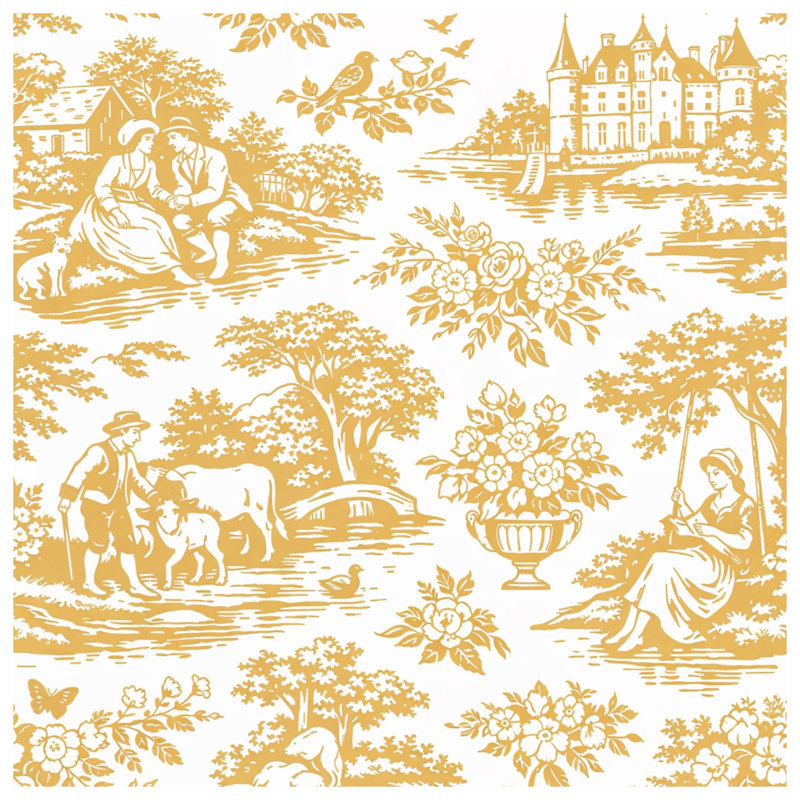 Rideaux de douche Golden Countryside Toile, 70in W x 72in H