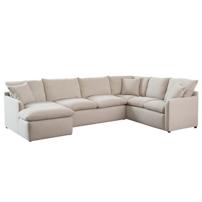 Canapé modulaire rembourré 4 pièces Dhillon