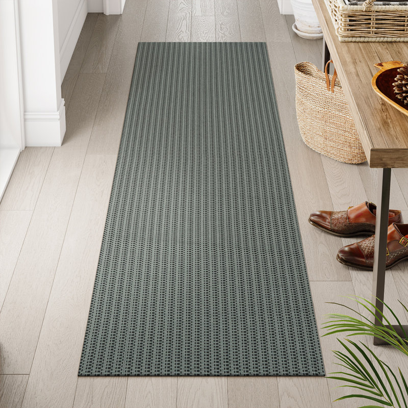 Tapis lavable en coton tissé en coton Carlson - Tapis texturé Boho pour le salon, la chambre à coucher ou l'entrée
