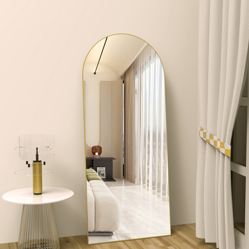 Miroir pleine longueur Alvy, Or, 65 po x 24 po