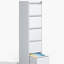Classeur vertical en métal 5 tiroirs avec serrure-1004184159