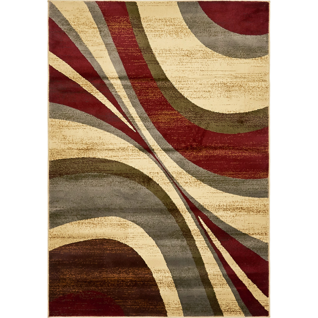 Ivetta Performance Abstract Indoor Rug Orren Ellis Rug 