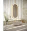Sculpt Hanging Pill Framed Lighted Mirror-1169718028