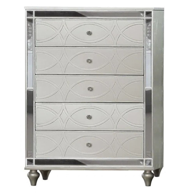 Manar 36 in. Silver Chest