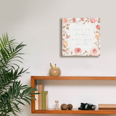 «Romantic Blooms 3» par Silvia Vassileva, art mural sur toile