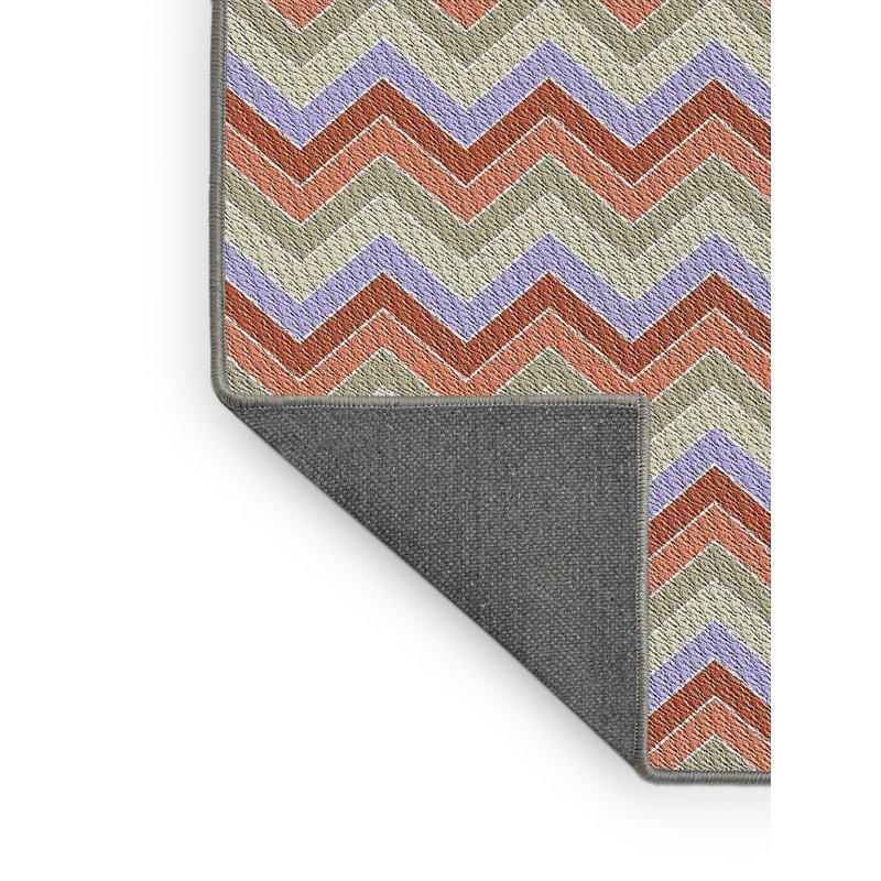 Tapis rouge / gris Cayce, Rectangle 8 pi x 12 pi