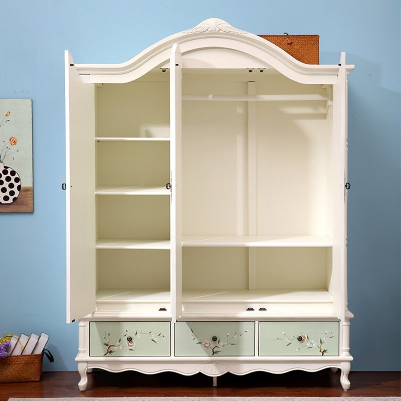 Garde-robe à trois portes American Classic