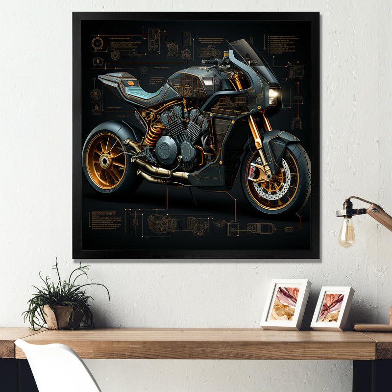 Classic Lavish, impression sur toile, Cadre simple noir, H 36 po x l 36 po x P 1,5 po