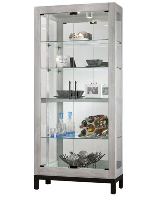 Quinn Lighted Curio Cabinet