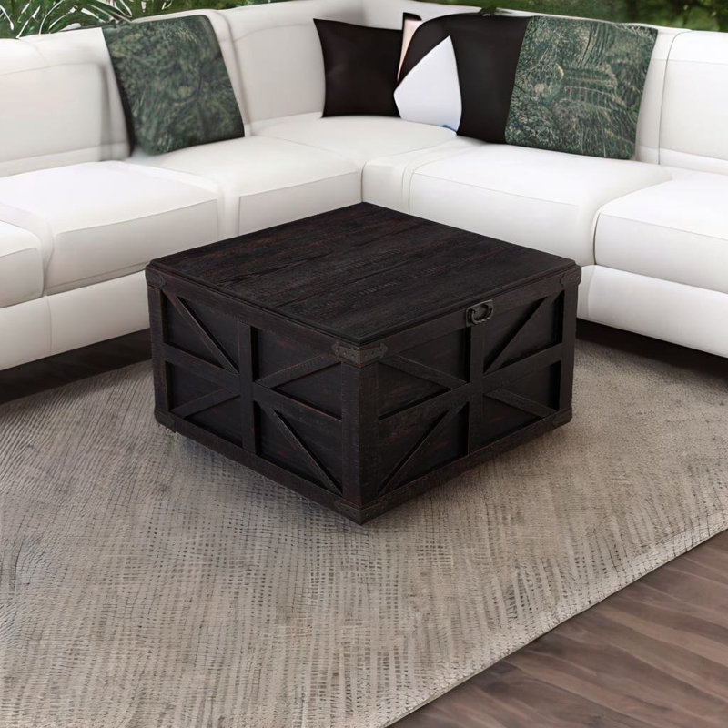 Table basse simple Deondrey, Noir
