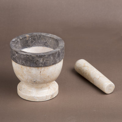 Marble Mortar And Pestle Set
