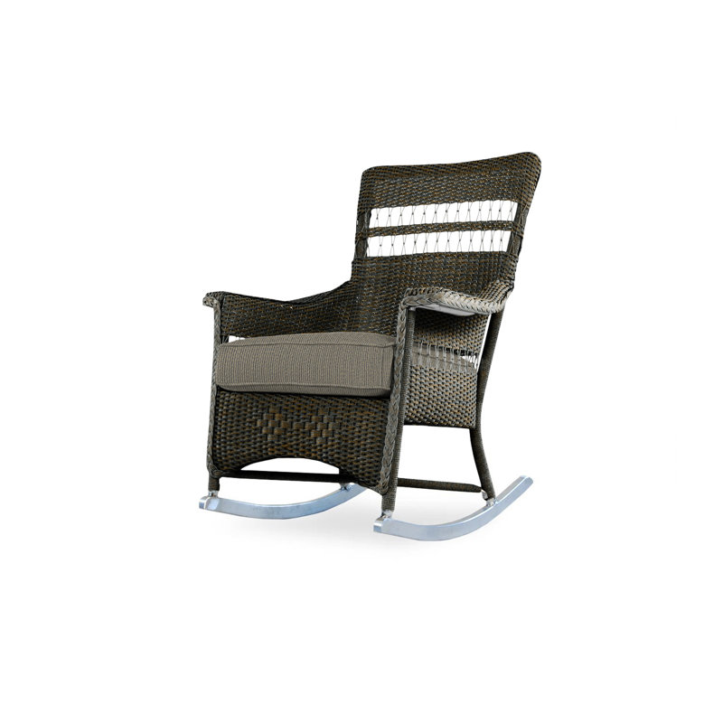 Nantucket Outdoor Rocker Chair, Sandberg Dove, Mink