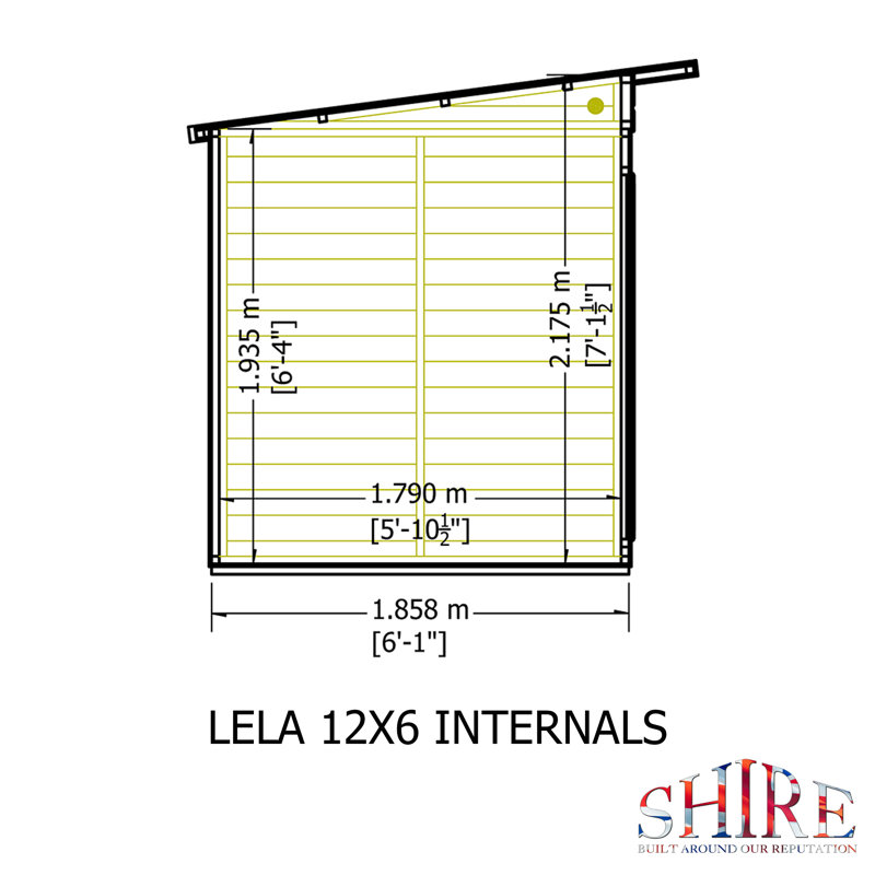 Lela 12 x 6 ft Summerhouse