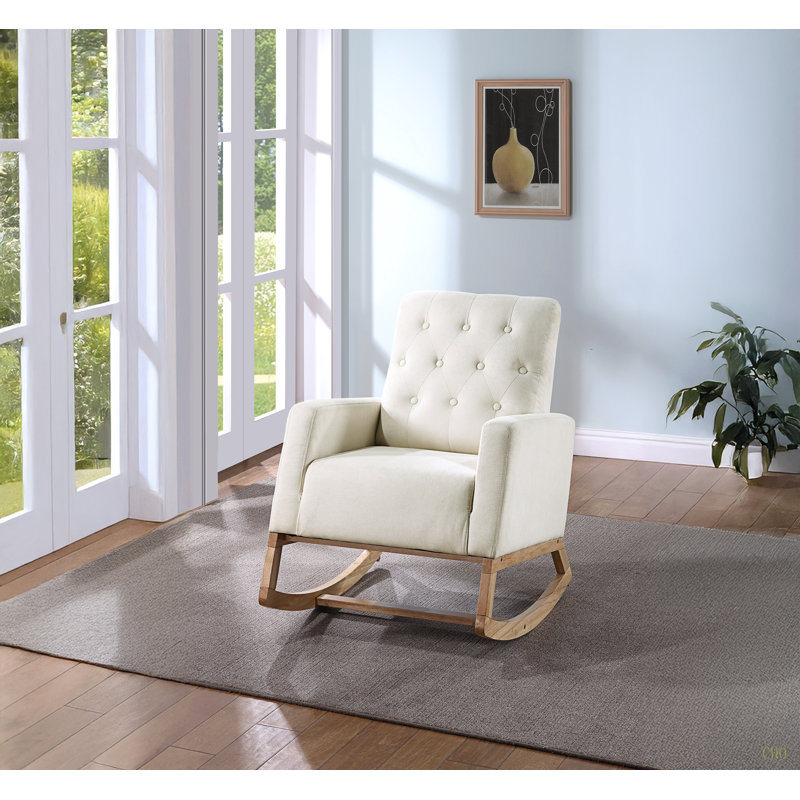 Chaise à bascule, Beige