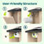 Birdfy Ebony Solar Powered Smart Bird House with Camera and AI Identification