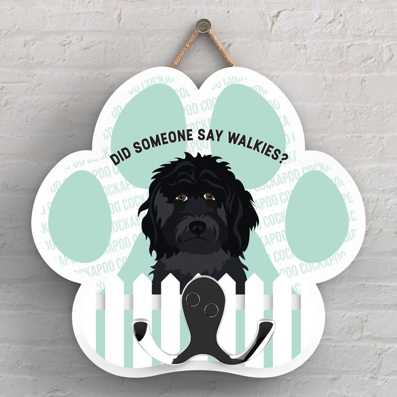 Gruia Wall Wall Hook, Pale blue/Black