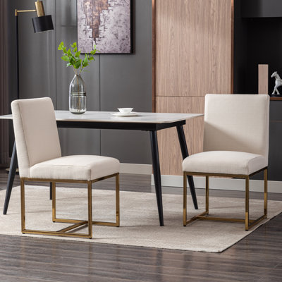Chaises de salle à manger rembourrées Nezih
