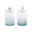 Ensemble de 2 vases de table en verre bleu 2 pièces Sydenham