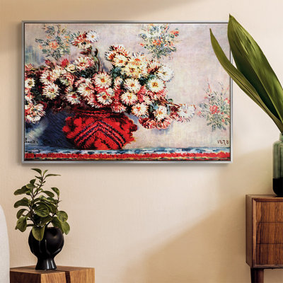 Still Life Chrysanthemums, reproduction d'art sur toile