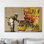 « graffitiing wallpaper », reproduction d’impression sur toile tendue