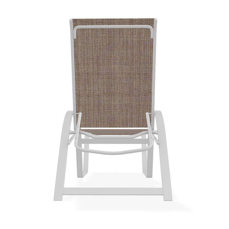 Holna Outdoor Rust-Resistant Metal Chaise Lounge