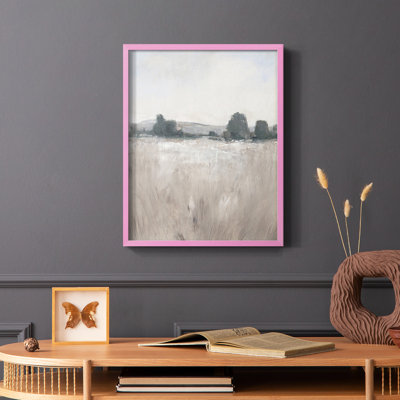 Place & Time I Framed Print - Solid Wood