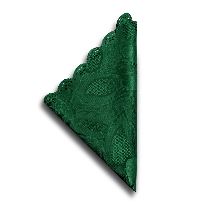 Oley Luxury Rose Damask Table Range, 2cm W x 180cm L, Forest