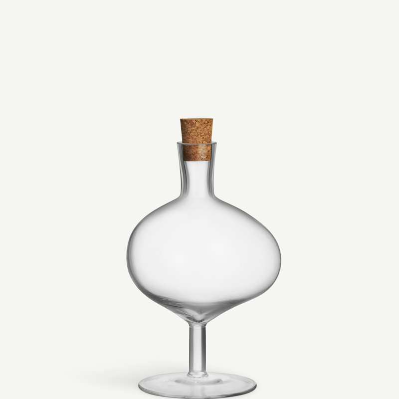 Grande bouteille Bod, H 9,06 po x l 4,92 po x P 4,92 po, Transparent