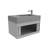 Amazon 30'' Wall Mounted Single Bathroom Vanity with Solid Surface Top-92645204-92645206-94673671