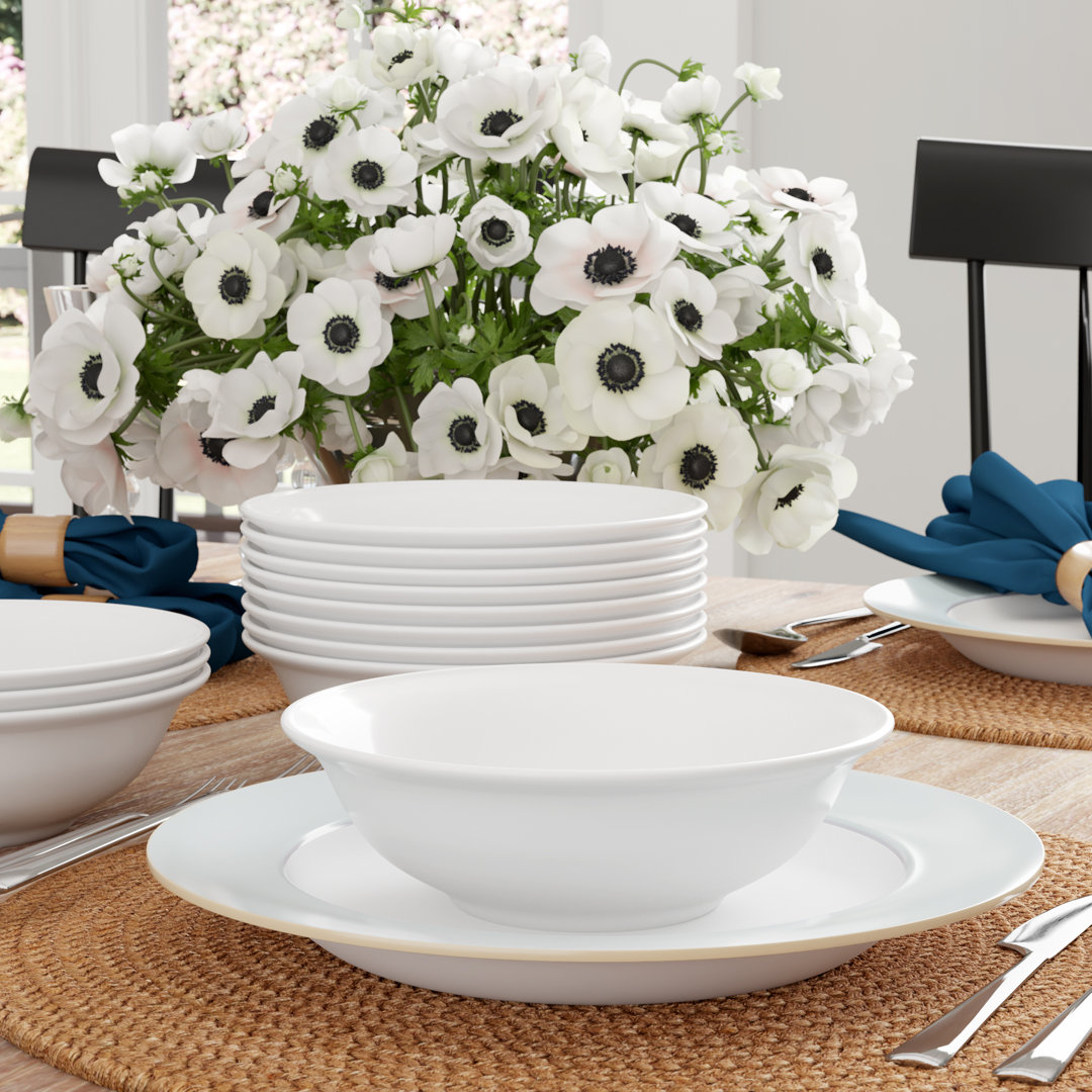 Nustone 22 oz. Melamine Cereal Bowl (Set of 12) Thunder Group Inc. 