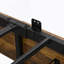 Noir; brun; lit double gris / double-405956636