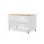 Orla Cot Bed - White with Natural