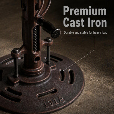 Juyoung Iron Top End Table