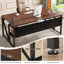 Bureau 63 pouces Moden Compute avec tablette de rangement, bureau d'écriture pour poste de travail-562003766-563536643
