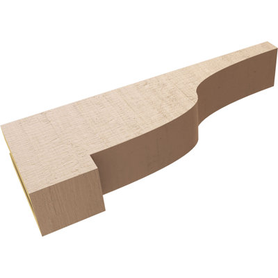 Bois de cèdre brut Newport, grain de bois TimberThane, brun clair apprêté