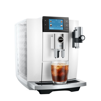 E10 Piano White Coffee and Espresso Machine