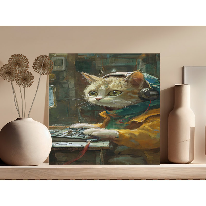 Rippy Wrapped Canvas Print Set, 32x32