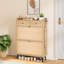 Lilac Natural Rattan Shoe Storage Cabinet for Entryway-2016055010