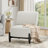 Modern Accent Chair With Solid Wood Base-2018834836