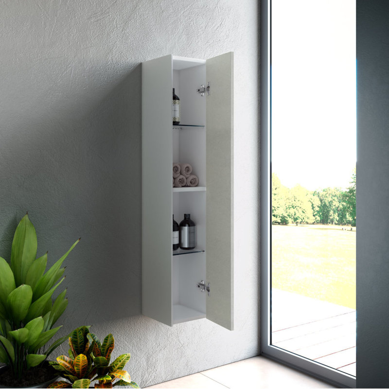 Dorcus Linen Cabinet, Havana  Stone
