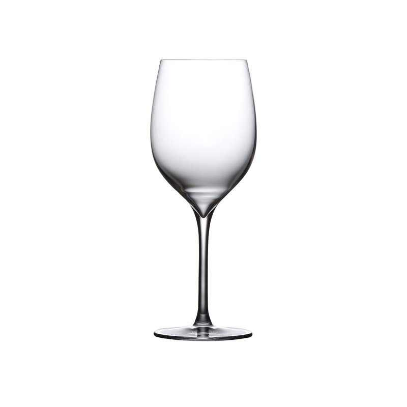 Elegant Clear Crystal White Wine Glasses Set of 2