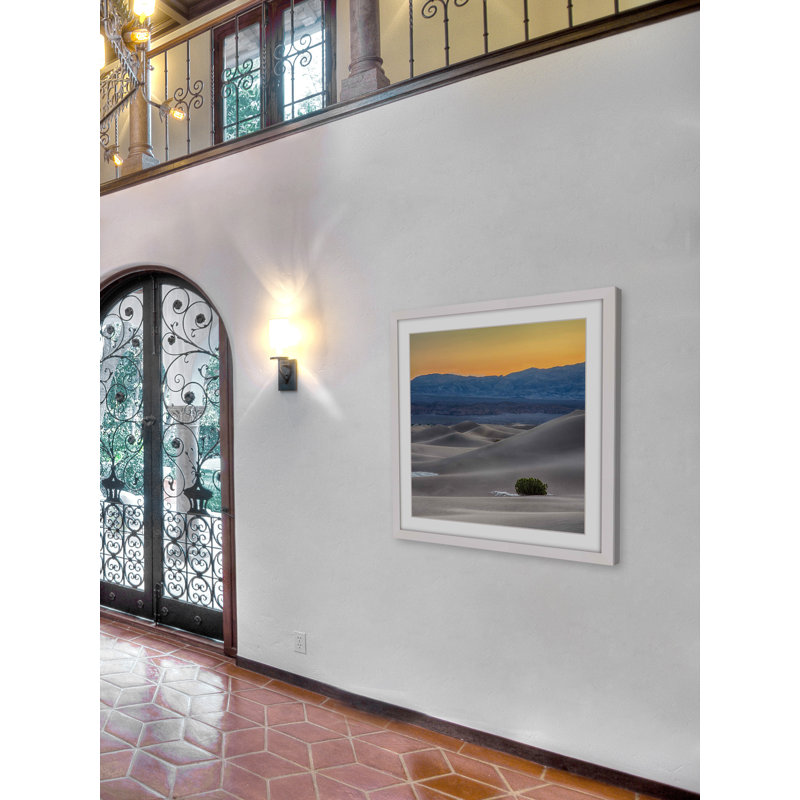 « rollinging sable hills square »-reproduction d’art encadrée, H 24 po x l 24 po x P 1,5 po, Cadre blanc
