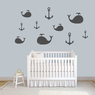 Nautical & Beach Non-Wall Damaging