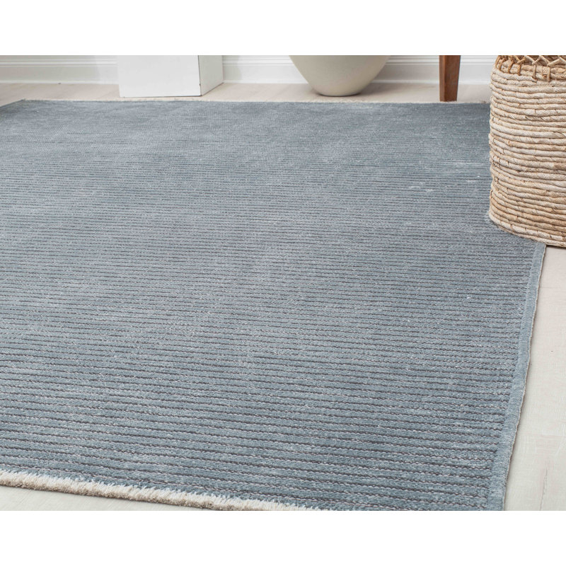 Khoi Transitional Rebellious Raven Area Rug, Rectangle 8' x 10'