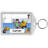 Personalized Name That Toon Little Boys Room Rhinestone Bordered Key Chain-106949391
