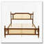 Lit en bois de pin avec tête et pied de lit en rotin-1580035698-1580035708