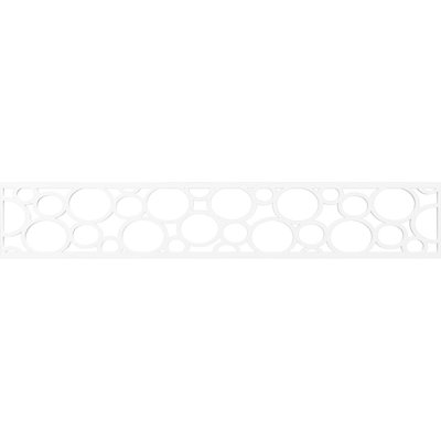 46 5/8"W x 8"H x 3/8"T Hemingway Fretwork Moulding, Architectural Grade PVC