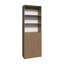 Ensemble de bibliothèque 2 pièces avec armoire de rangement et tablettes ouvertes, durable et modulaire pour les espaces modernes