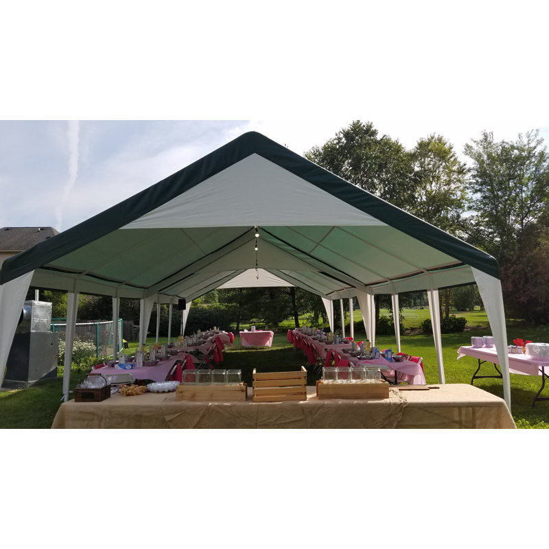20 Ft. W x 20 Ft. D Metal Party Tent