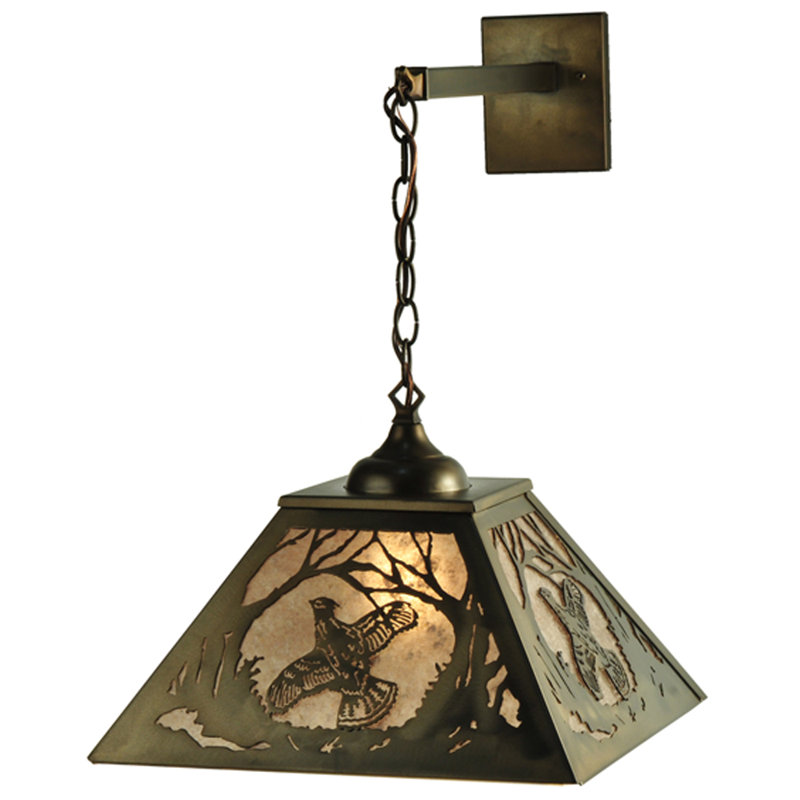 Rustic Lodge 1 - Light Armed Sconce